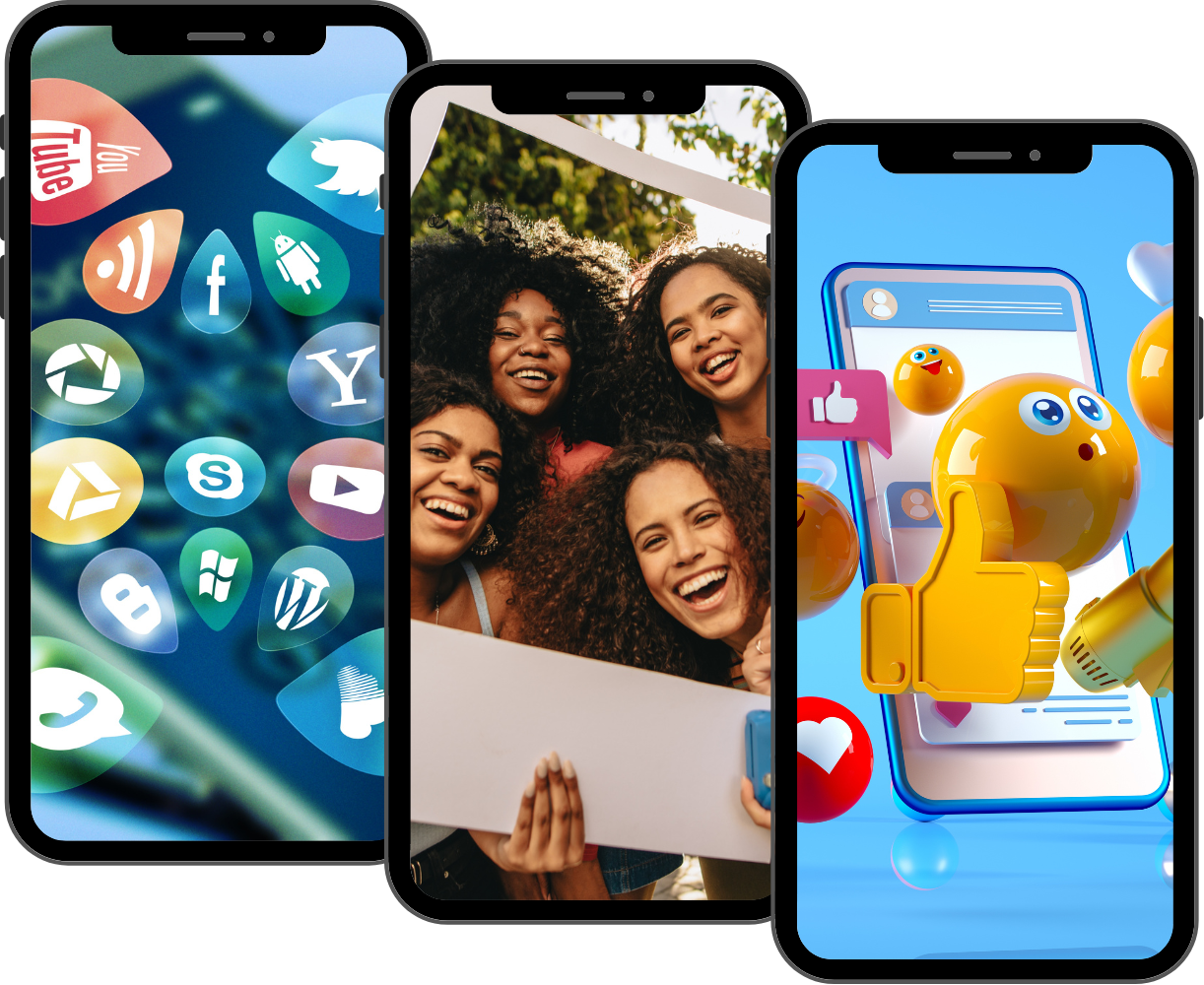 mobile social image graphic