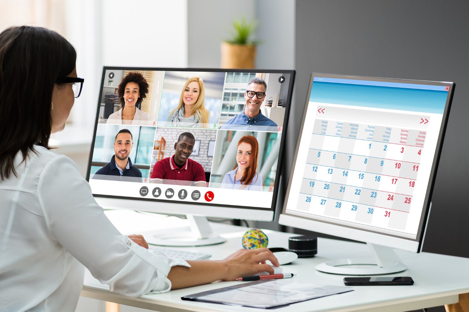 Multi-Locations Calendar Scheduling Application
