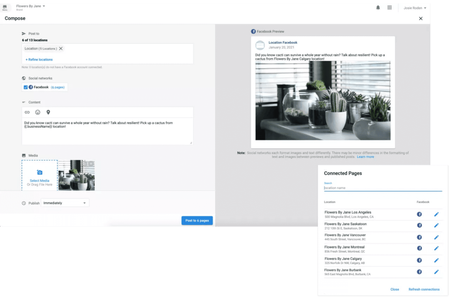 facebook multiple posts image